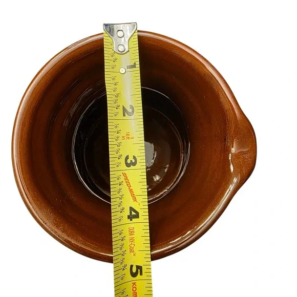 Pier 1 Sunflower‎ Hand Painted Terracotta Carafe Pitcher / Vase Red & Yellow - Picture 7 of 7